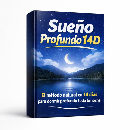 Sueño Profundo 14D: El método natural en 14 días para dormir profundo toda la noche, sin pastillas y despertarte con energía real.